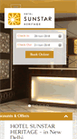 Mobile Screenshot of hotelsunstarheritage.com